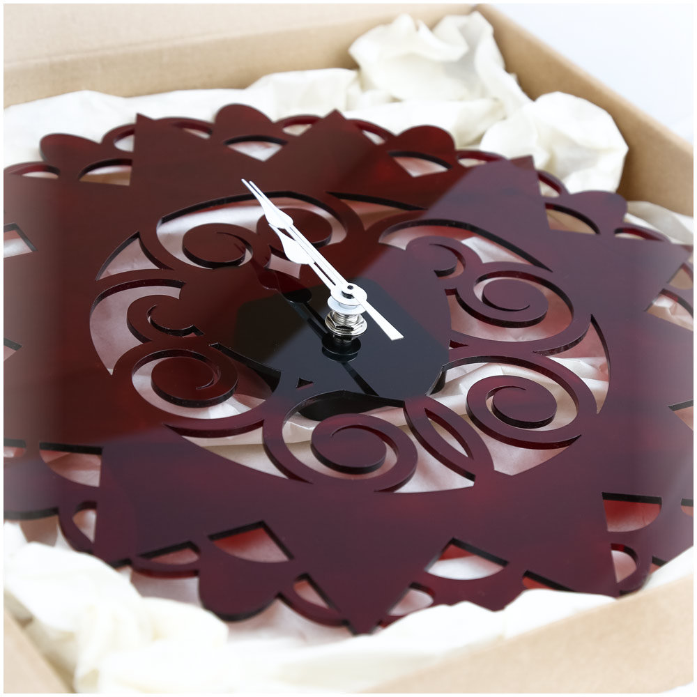 Orologio da parete bordeaux sale